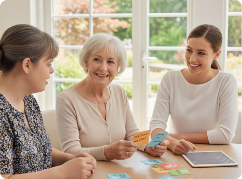 Predictable Planning as Confidence Fostering Strategy