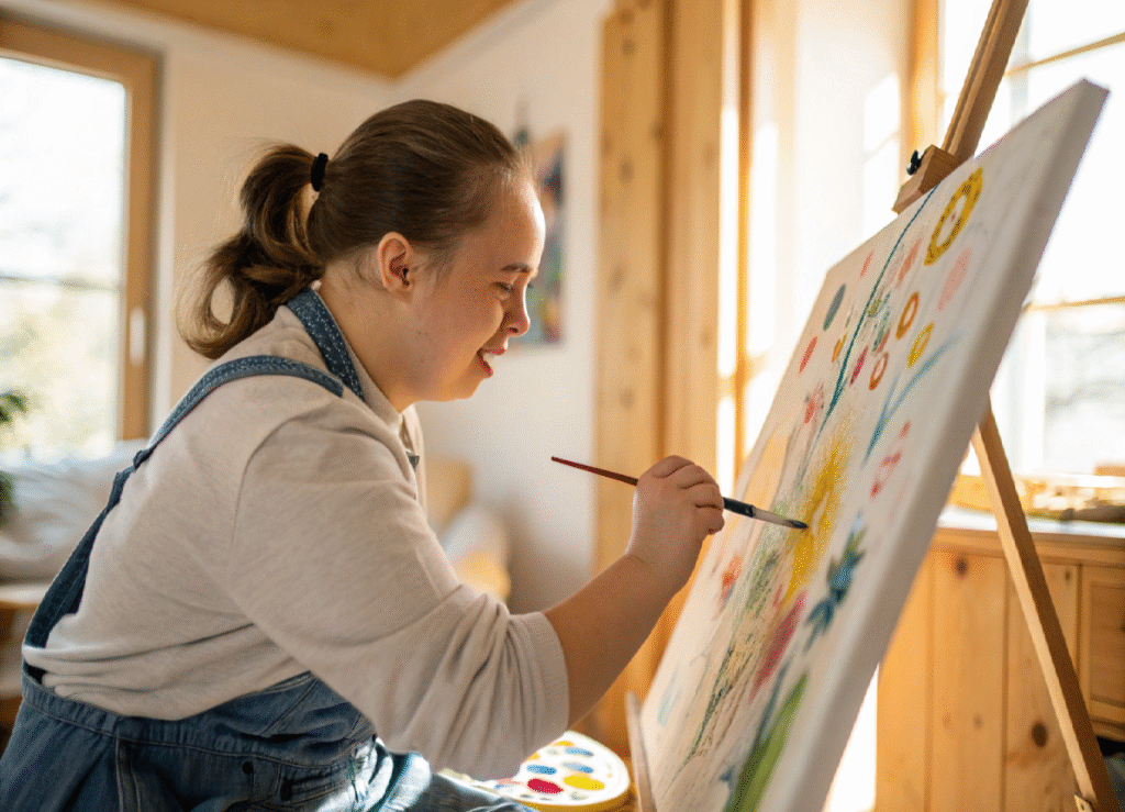 Women with IDD expressing through creativity